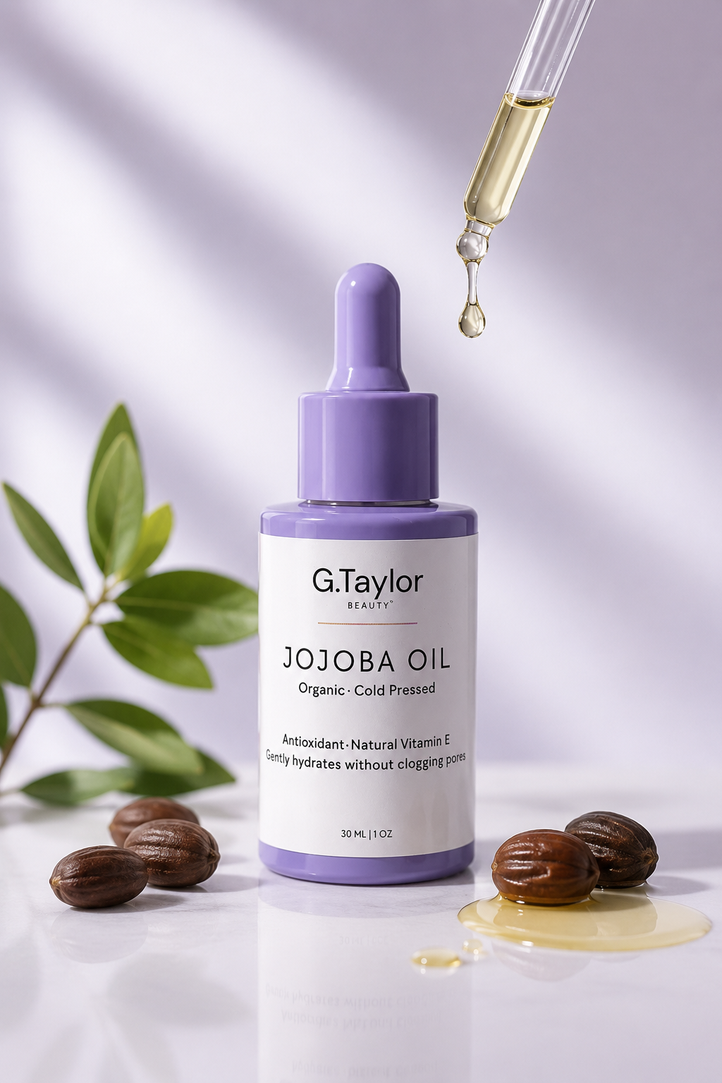Organic Cold Pressed Jojoba Oil Face Oil