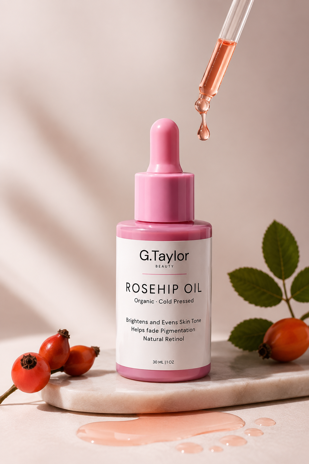 Organic Cold Pressed Rosehip Oil